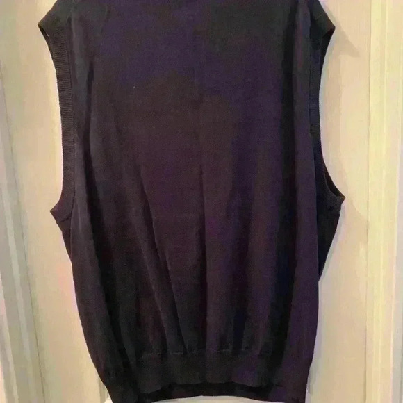 Greg Norman golf vest, Argyle pattern, 100% cotton size large - Picture 4 of 4